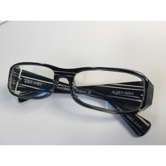 Alain Mikli France Eyeglasses AL0511 Frame Black Plastic 52-15-130 - Picture 8 of 9